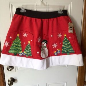 NWT Merry & Bright Christmas skirt